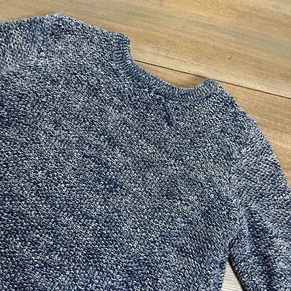 Hanna Andersson Blue Ruffle Sweater Girls 140 or 10 Bin J-33 - Picture 2 of 4